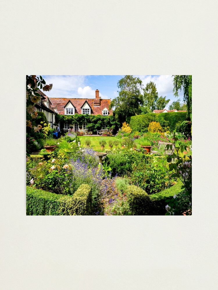 Alternate view of Cottage garden. Photographic Print