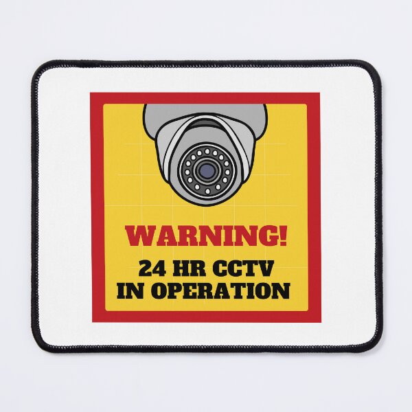 Item preview, 24 HR CCTV In Operation Security Camera Warning  designed and sold by GSquaredDesigns.