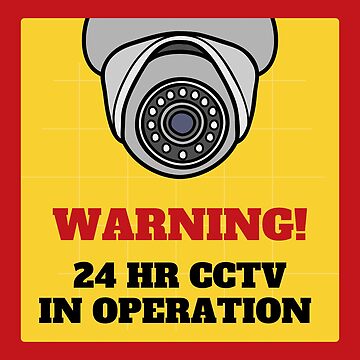 Cctv 2024 camera warning