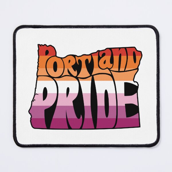 Item preview, Portland Pride Festival - Lesbian - Oregon Silhouette designed and sold by LaLunaWinters.