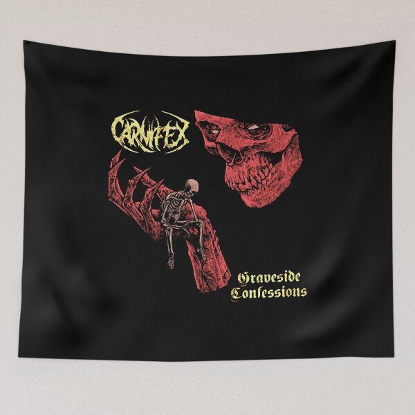 Item preview, Pray for Peace Carnifex Deathcore Gift Fan designed and sold by Sophiaood.