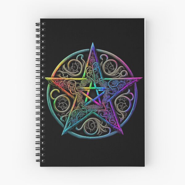 Item preview, Ornate Rainbow and Aged Bronze Five Pointed Star (Pentagram)  designed and sold by Dragonstrom.