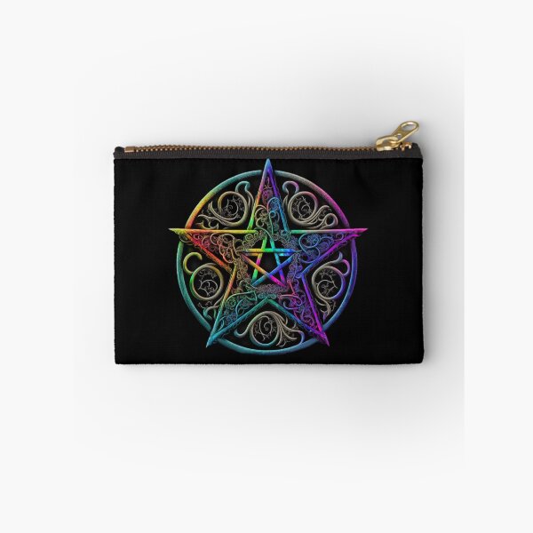 Item preview, Ornate Rainbow and Aged Bronze Five Pointed Star (Pentagram)  designed and sold by Dragonstrom.