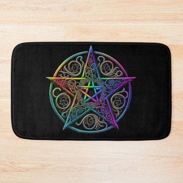 Item preview, Ornate Rainbow and Aged Bronze Five Pointed Star (Pentagram)  designed and sold by Dragonstrom.