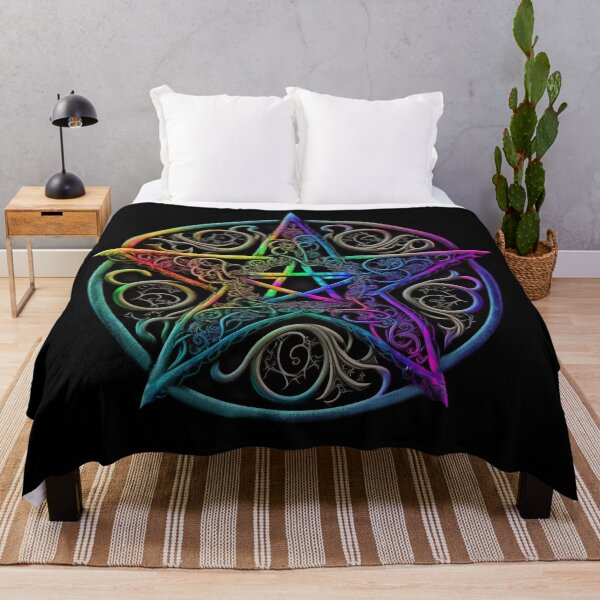 Item preview, Ornate Rainbow and Aged Bronze Five Pointed Star (Pentagram)  designed and sold by Dragonstrom.