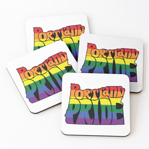 Item preview, Portland Pride Festival - Rainbow - Oregon Silhouette  designed and sold by LaLunaWinters.
