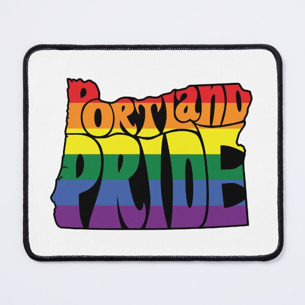 Item preview, Portland Pride Festival - Rainbow - Oregon Silhouette  designed and sold by LaLunaWinters.