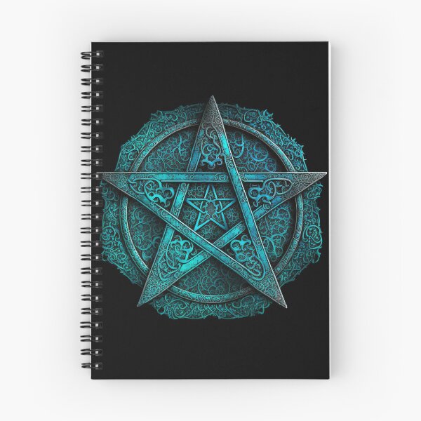 Item preview, Turquoise Blue Five Pointed Star (Pentagram) a Pagan Symbol of Protection designed and sold by Dragonstrom.