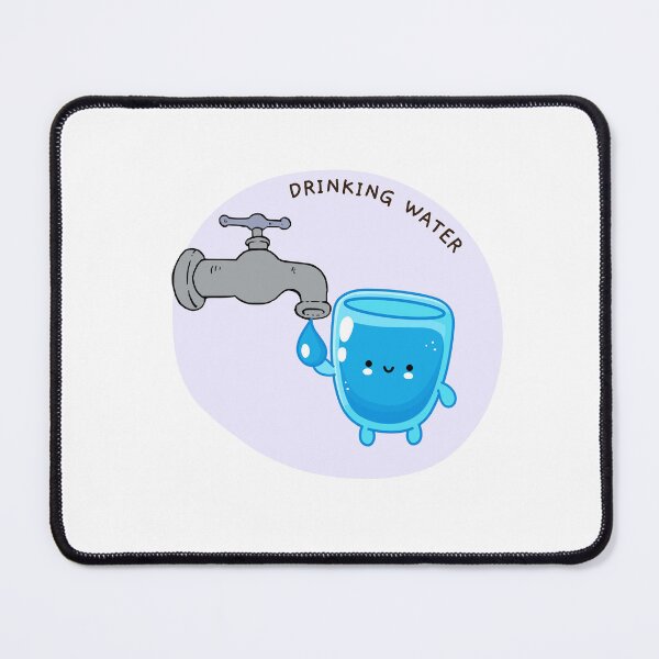 Item preview, Cute Drinking Water Label Potable Bottle Tag designed and sold by GSquaredDesigns.