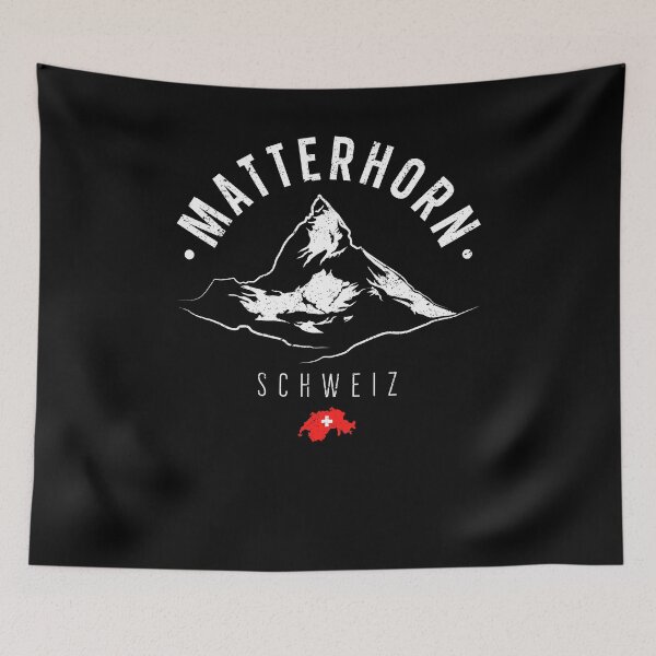 Artikelvorschau, Matterhorn Mountain Climbing Schweiz Schweiz Flagge entworfen und verkauft von Sinful Charm.