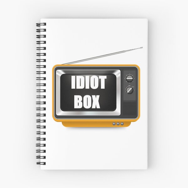 Item preview, Old school portable television, the idiot box designed and sold by ThundRDownunder.