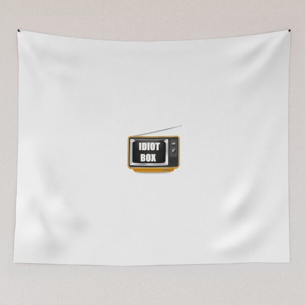 Item preview, Old school portable television, the idiot box designed and sold by ThundRDownunder.