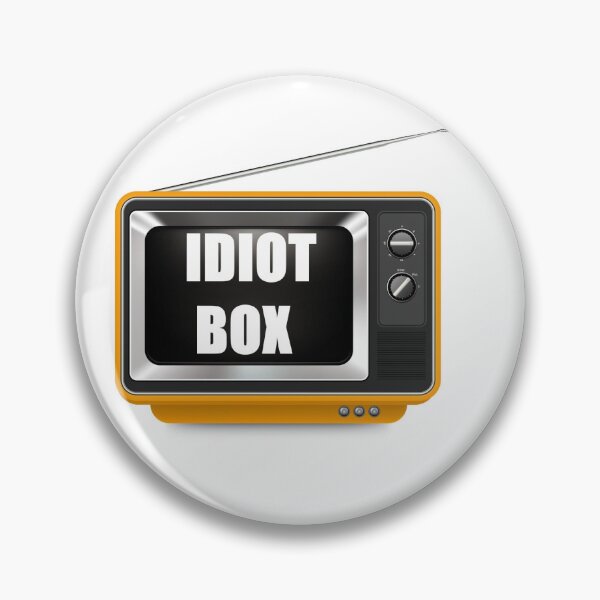 Item preview, Old school portable television, the idiot box designed and sold by ThundRDownunder.