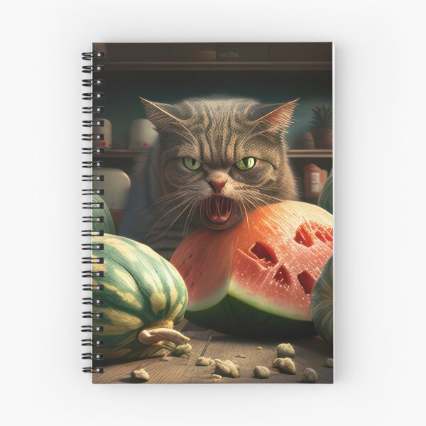 Aperçu de l'œuvre Angry looking cat supervises waterme 1-u-hq-scale-6_00x créée et vendue par CosmicArtifact.