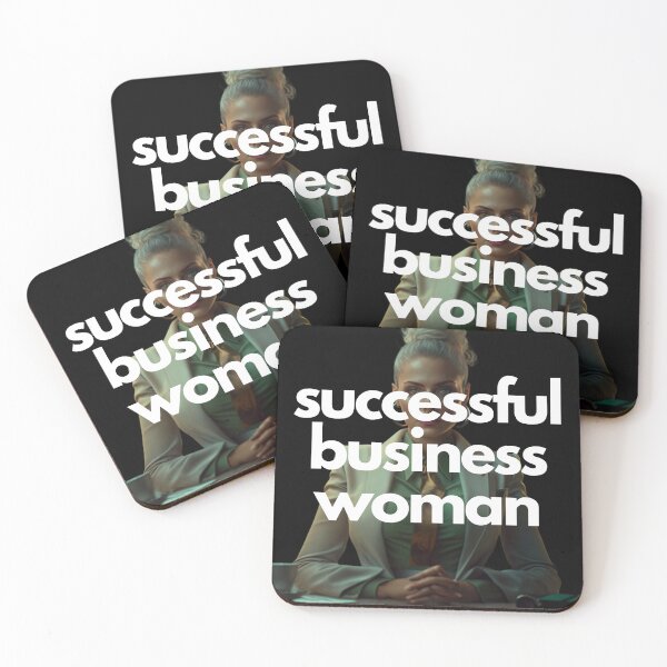 Item preview, Successful Business Woman White on Black Charismatic, Efficient, Focused designed and sold by EmprendeHoy.