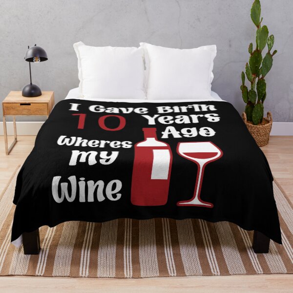 Item preview, Mom Wine - Mom Birthday Girl 10th 10 Year Old Party Funny designed and sold by andrewshih.