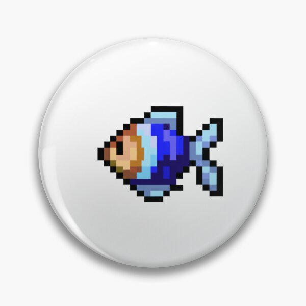 Item preview, Blue Fish Pixel Art designed and sold by hhhh2425.