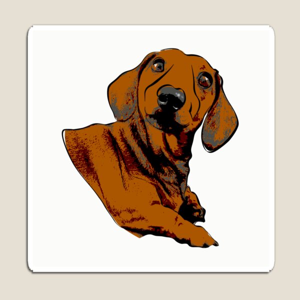 Item preview, Doxie Sorprendida (Dachshund) - Plantilla designed and sold by Littleviews.