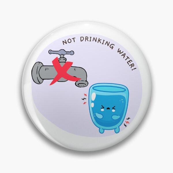 Item preview, Cute Not Drinking Water Reminder Label Non-Potable Bore designed and sold by GSquaredDesigns.