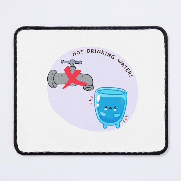 Item preview, Cute Not Drinking Water Reminder Label Non-Potable Bore designed and sold by GSquaredDesigns.