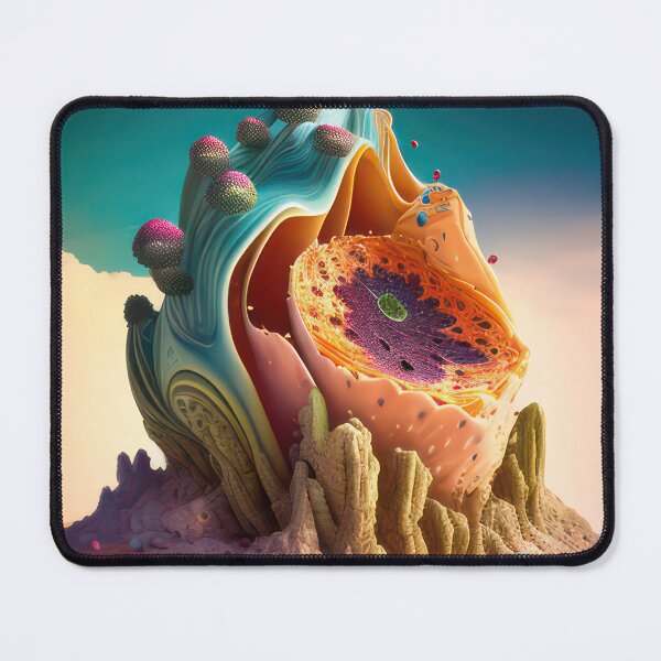 Item preview, edible environment mandelbulb no stairs organic mushy ele 2-u-hq-scale-6_00x designed and sold by CosmicArtifact.