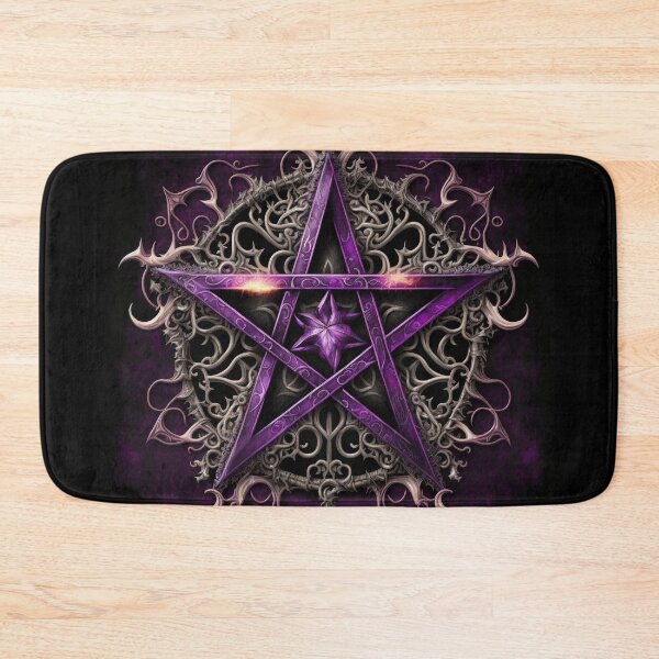 Item preview, Purple Five Pointed Star (Pentagram) a Pagan Symbol of Strength designed and sold by Dragonstrom.