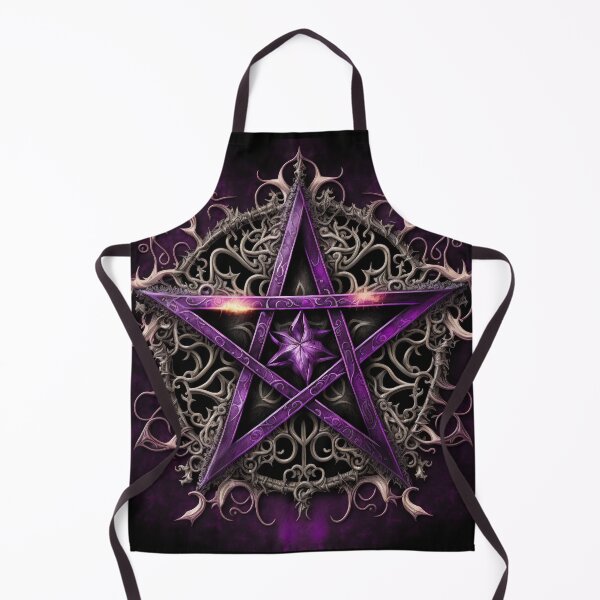 Item preview, Purple Five Pointed Star (Pentagram) a Pagan Symbol of Strength designed and sold by Dragonstrom.