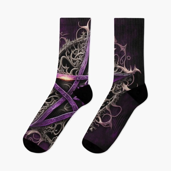 Item preview, Purple Five Pointed Star (Pentagram) a Pagan Symbol of Strength designed and sold by Dragonstrom.