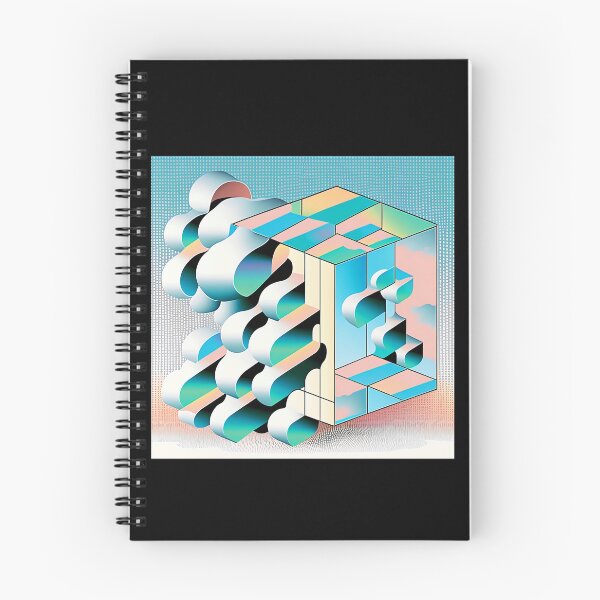 Item preview, Cloudbusting Pastel 80's Sky Cube designed and sold by Tanis-Tweedale.