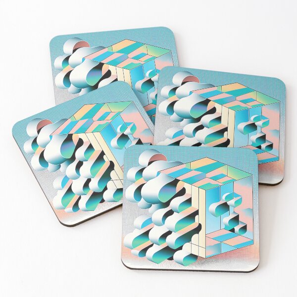 Item preview, Cloudbusting Pastel 80's Sky Cube designed and sold by Tanis-Tweedale.