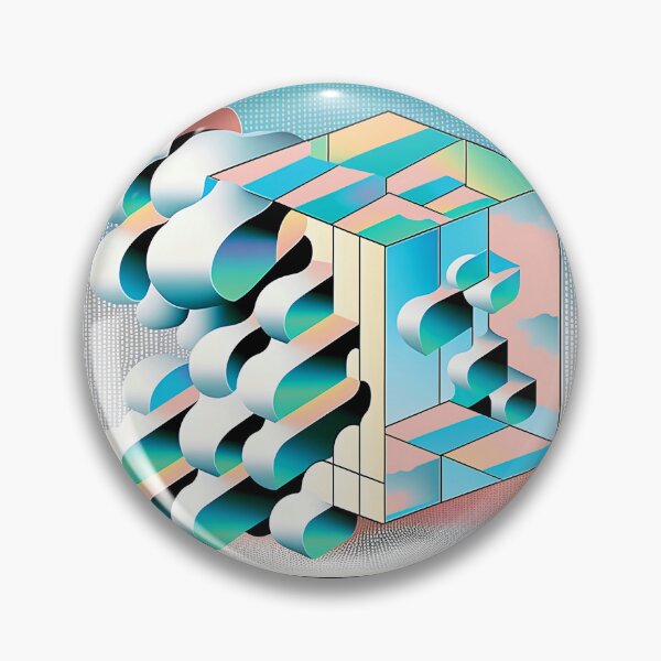 Item preview, Cloudbusting Pastel 80's Sky Cube designed and sold by Tanis-Tweedale.