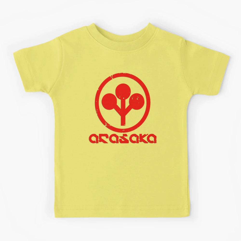 Cyberpunk Arasaka Corporation Logo - Red / Worn | Kids T-Shirt