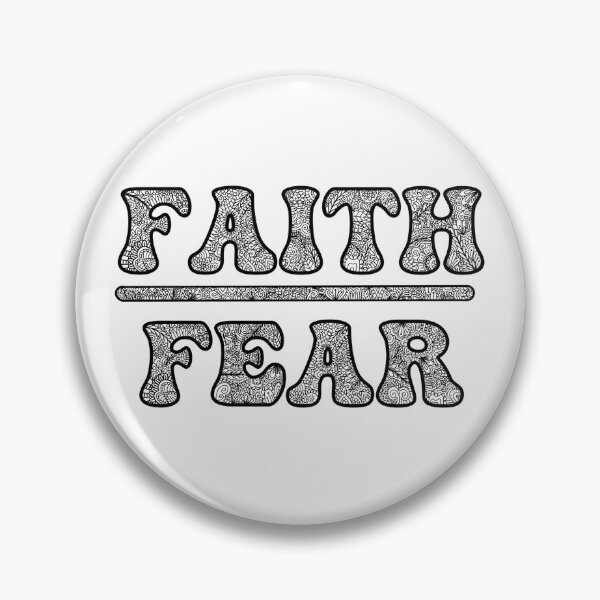 Item preview, Faith over fear designed and sold by Handdrawnbyzoe.