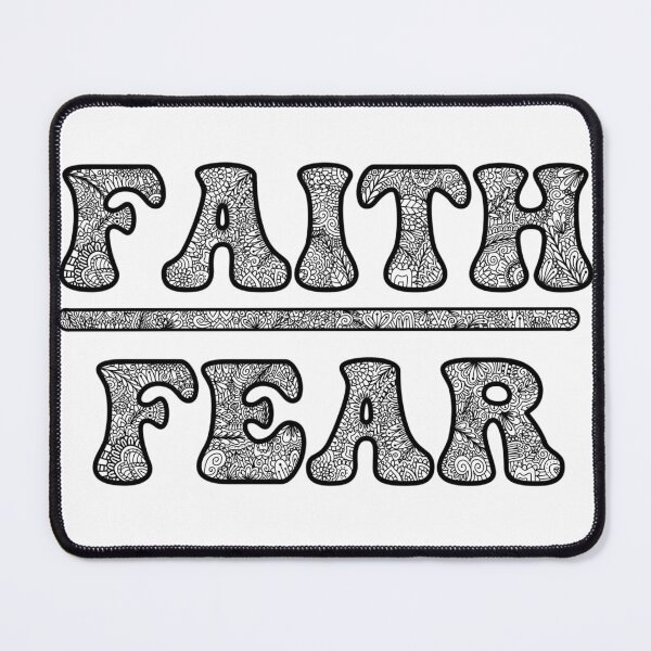 Item preview, Faith over fear designed and sold by Handdrawnbyzoe.