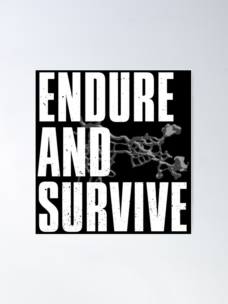 Ellie's Tattoo Endure and Survive Sticker for Sale by pommerb