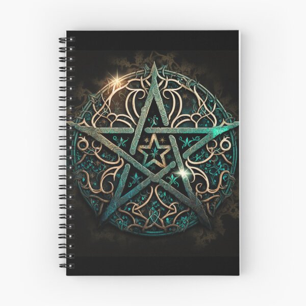 Item preview, Green Five Pointed Star (Pentagram) Pagan Symbol designed and sold by Dragonstrom.