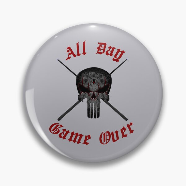 Item preview, All Day Game Over spider skull designed and sold by MGuyerArt.