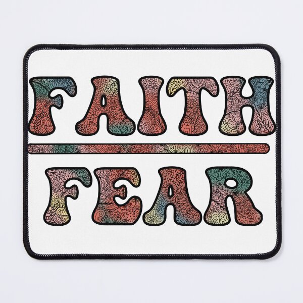 Item preview, Faith over fear designed and sold by Handdrawnbyzoe.