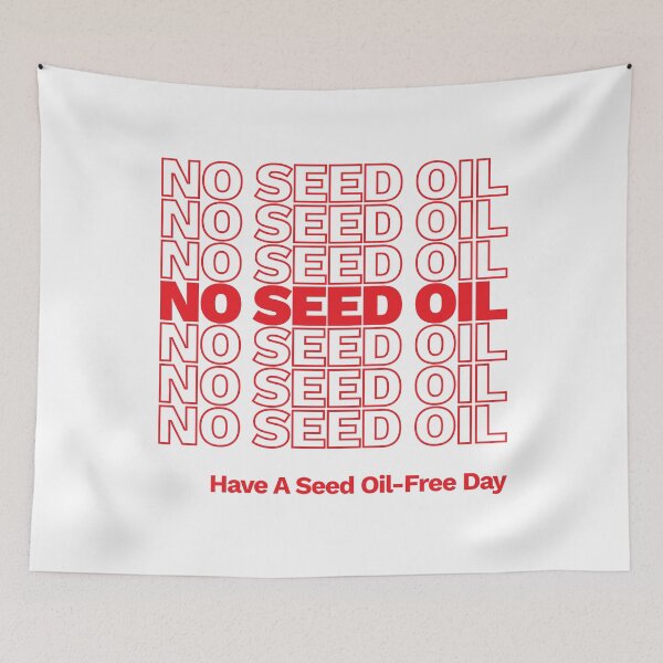 Item preview, No Seed Oil Thank You Bag designed and sold by boggybrioche.