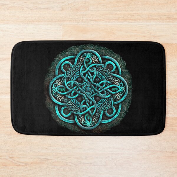 Item preview, Turquoise & Green Celtic Knot  designed and sold by Dragonstrom.