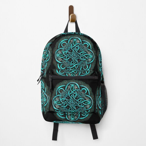 Item preview, Turquoise & Green Celtic Knot designed and sold by Dragonstrom.