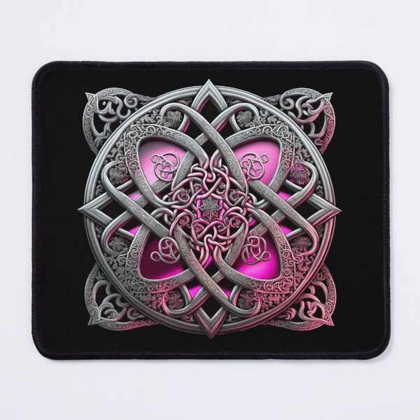 Item preview, Pink and Silver Celtic Knot designed and sold by Dragonstrom.