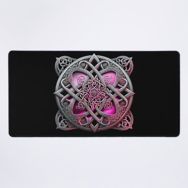 Item preview, Pink and Silver Celtic Knot designed and sold by Dragonstrom.