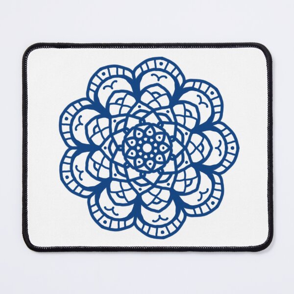 Item preview, Blue Happy Mandala designed and sold by Tere-Ideas-Live.