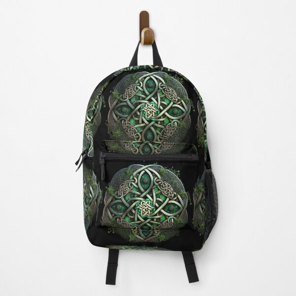 Item preview, Green and Silver Celtic Knot designed and sold by Dragonstrom.
