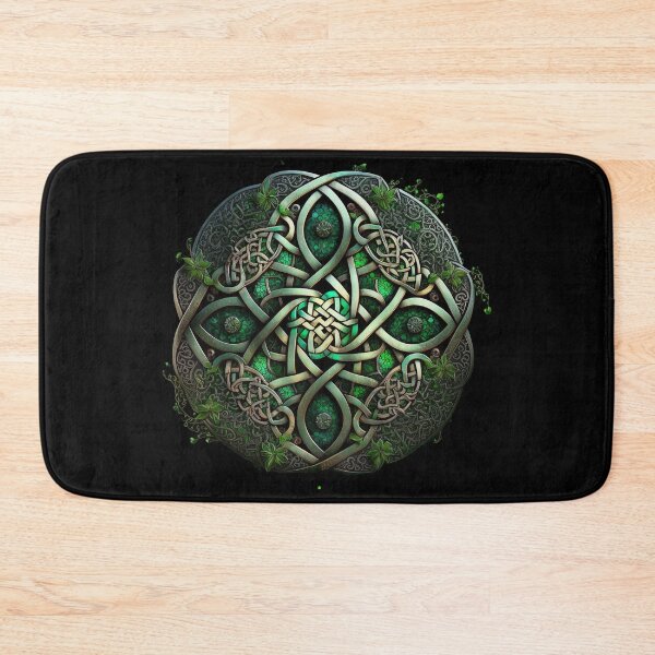 Item preview, Green and Silver Celtic Knot  designed and sold by Dragonstrom.
