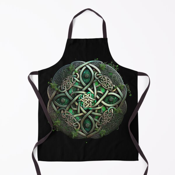 Item preview, Green and Silver Celtic Knot  designed and sold by Dragonstrom.