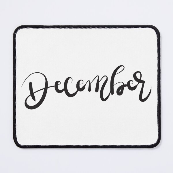 Item preview, Bold and festive hand lettering for December designed and sold by Graciaisgrace.