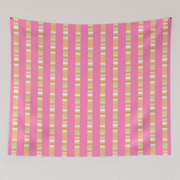 Item preview, Pink beige color combination | Pink beige color geometric pattern designed and sold by lausn.