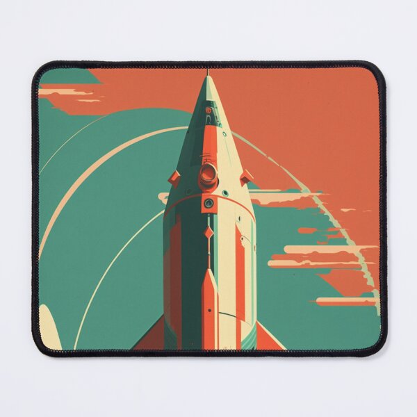 Item preview, Retro science fiction Rocket 1960s  designed and sold by RESToRAPTOR.